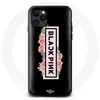 Coque pour Iphone 12 Pro Max Blackpink Groupe de K-pop Logo Noir Rose ...