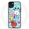 Coque pour Iphone 13 Pro BTS BT21 Van Tata Chimmy Cooky Rj Koya Shooky...