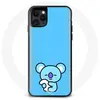 Coque pour Iphone 13 Pro Bangtan BTS BT21 Koya RM Fond Bleu Maniacase