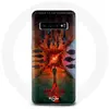 Coque pour Samsung Galaxy S10 Stranger Things Saison 4 Affiche Equipag...