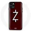 Coque pour Iphone 11 Pro Max Ozark Saison 4 Logo Z Blanc Fond Rouge Ma...
