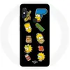 Coque pour Xiaomi Redmi Note 5 Pro Les Simpson autocollants fond noir ...