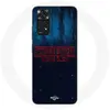 Coque pour Xiaomi Redmi Note 11 4G Stranger Things logo Fond Bleu de l...