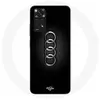 Coque pour Xiaomi Redmi Note 11S 4G Audi Logo cache moyeu fond noir Ma...