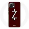 Coque pour Xiaomi Mi 11 Lite Ozark Saison 4 Logo Z Blanc Fond Rouge Ma...