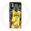 Coque pour Xiaomi Redmi Note 10T 5G Kobe Bryant Dunk lakers 8 NBA Noir...