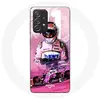 Coque pour Samsung Galaxy A52 Formule 1 Sergio Pérez Pilote de F1 Rose...