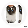 Souris Sans Fil Siamois Noir et blanc Yeux Bleus Maniacase