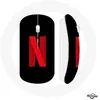Souris Sans Fil Netflix Logo rouge fond noir Maniacase
