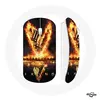 Souris Sans Fil Vikings Série Saison 6 logo V Epée de Feu Fond Noir Maniacase