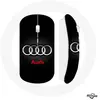 Souris Sans Fil Audi Logo Métal fond noir Maniacase