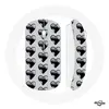 Souris Sans Fil Fond de coeurs noirs Maniacase