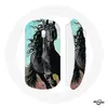 Souris Sans Fil Cheval Noir De La Race Frisonne Maniacase