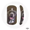Souris Sans Fil Chien Pitbull Blanc gris Maniacase