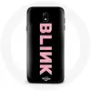Coque pour Samsung Galaxy J7 2017 Blink Fandom Blackpink Logo Rose Fon...