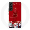Coque pour Samsung Galaxy S21 FE BTS Bangtan Garçons Fond Rouge Cadeau...