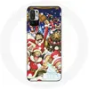 Coque pour Xiaomi Poco M3 Pro One Piece Christmas Day Anime Manga Mani...