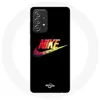 Coque pour Samsung Galaxy A33 5G Nike Logo Couleur fond noir Maniacase