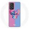 Coque pour Samsung Galaxy A33 5G Stitch et angel bleu rose Maniacase