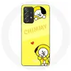 Coque pour Samsung Galaxy A52 BTS Bangtan BT21 Chimmy Jimin Fond Jaune...