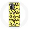 Coque pour Xiaomi Redmi Note 10 Pro Papillons Fond Jaune Maniacase