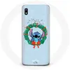 Coque pour Samsung Galaxy A10 Stitch neige joyeux Noël bleu Maniacase