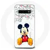 Coque pour Samsung Galaxy S10 Mickey Mouse Fleurs Coeurs Maniacase