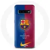 Coque pour Samsung Galaxy S10 Plus FC Barcelone Logo Équipe de footbal...