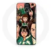 Coque pour Samsung Galaxy S7 Edge Squid Game Affiche personnages Fanar...