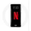 Coque pour Samsung Galaxy S8 Netflix Logo rouge fond noir Maniacase