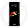 Coque pour Samsung Galaxy S8 Nike Logo Couleur fond noir Maniacase