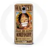 Coque pour Samsung Galaxy J6 2018 One Piece Manga Luffy affiche de rec...