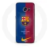 MANIACASE Coque pour Samsung Galaxy S7 Edge FC Barcelone Logo Équipe de football