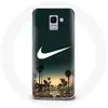 Coque pour Samsung Galaxy A8 2018 Nike palmier miami Maniacase