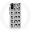Coque pour samsung galaxy S20 Statue fond gris Maniacase