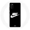 Coque pour Samsung Galaxy S20 plus Nike Logo blanc fond Noir Maniacase