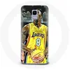 Coque pour Samsung Galaxy A6 2018 Kobe Bryant Dunk lakers 8 NBA Noir M...