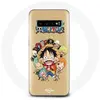 Coque pour Samsung Galaxy S10 Plus One piece Manga Equipage du Chapeau...