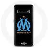 Coque pour Samsung Galaxy s10 plus Logo Olympique de Marseille Fond No...