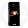 Coque pour Samsung Galaxy J7 2017 Nike Logo Couleur fond noir Maniacas...