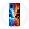 Coque pour samsung galaxy S20 Loup de Glace et de feu Maniacase
