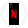 Coque pour Samsung Galaxy S20 plus Netflix Logo rouge fond noir Maniac...
