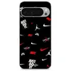 MANIACASE Coque pour Google Pixel 9 Pro XL NIKE JORDAN BLANC ROUGE fond noir