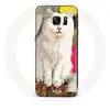 Coque pour Samsung Galaxy S6 turc de Van Chat Blanc aux yeux bleu et j...