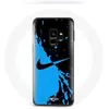 Coque pour Samsung Galaxy S9 plus Nike Logo Bleu et Noir Maniacase