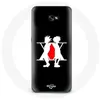 Coque pour Samsung Galaxy A3 2016 Hunter x Hunter Manga Logo Fond Noir...