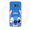 Coque pour Samsung Galaxy S6 Stitch mignon fond bleu Maniacase