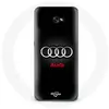 Coque pour samsung galaxy A5 2017 Audi Logo Métal fond noir Maniacase