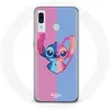 Coque pour Samsung Galaxy A20 Stitch et angel bleu rose Maniacase