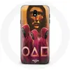 Coque pour Samsung Galaxy j7 2017 Squid Game Masques Triangle carré et...